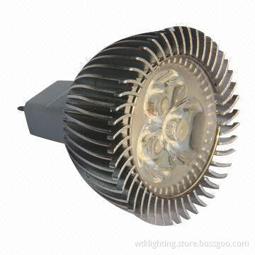 3W/GU10 LED Spotlight, LM90, 110 to 230V, Dimmable